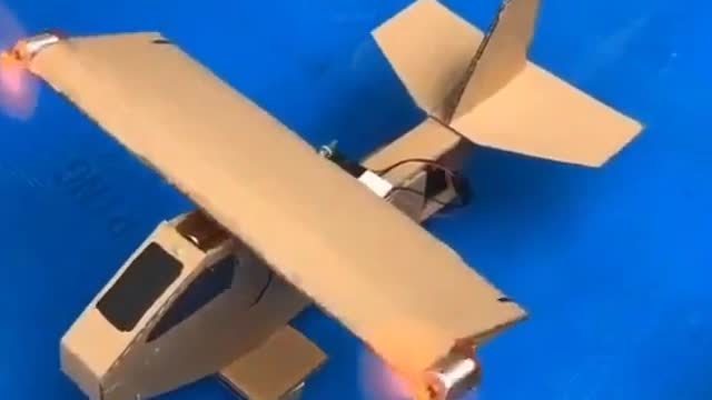 Airplane made of cardboard | Paper Airplane