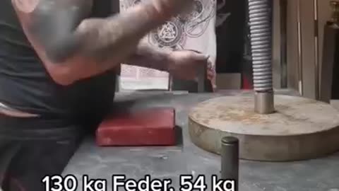 130kg feder , 45kg platte Reich nicht 🥊🥊🔥
