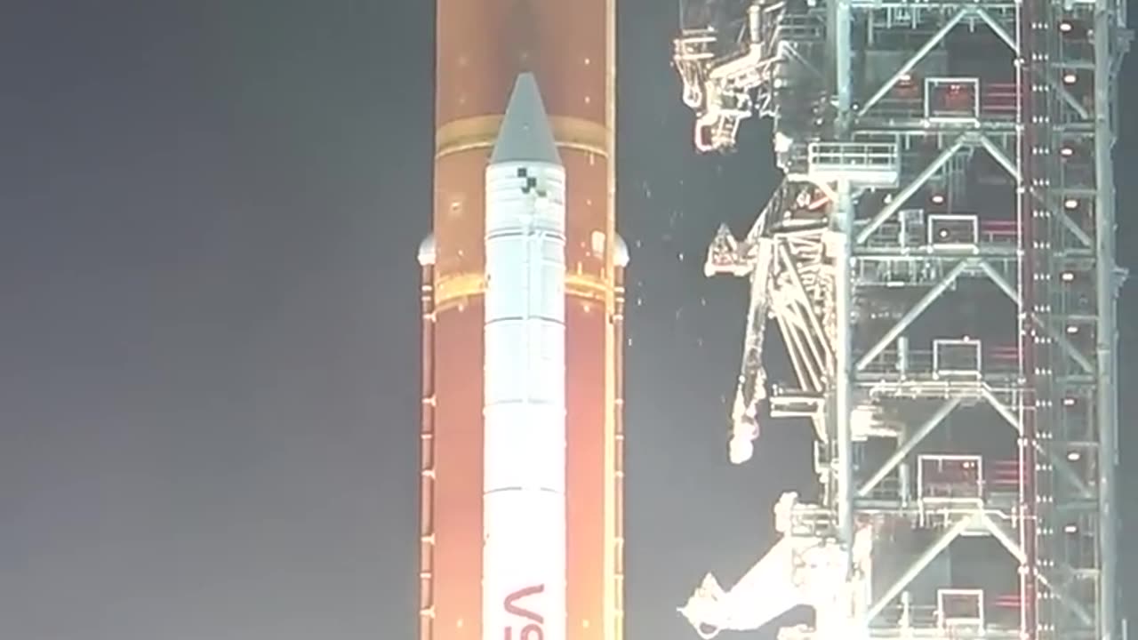NASA's Artemis TRocket Launch from: Launch Pad 39B Perimeter