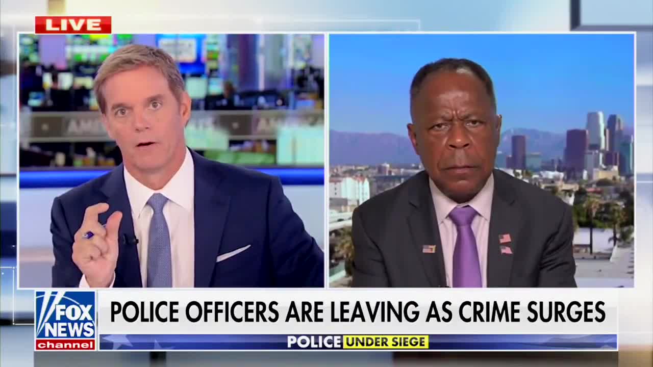 Police officers are leaving as crime surges