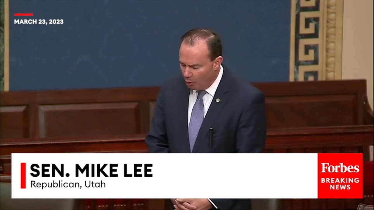Mike Lee Pushes Amendment To 'Reclaim The Authority To Declare War' From The Executive Branch