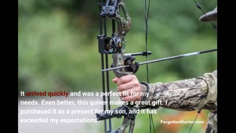 Buyer Feedback: KRATARC Archery Lightweight Back Arrow Quiver Dual Use Foldable Compact Hip Arr...