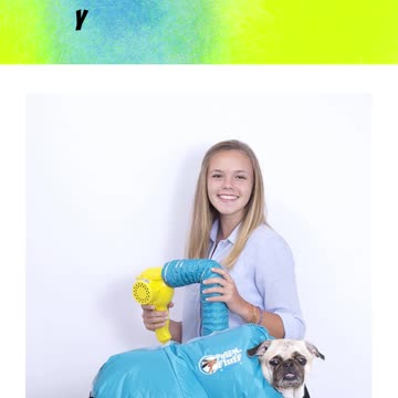 Puff N Fluff Dog Dryer #shorts #pets #dogs #dogdryer