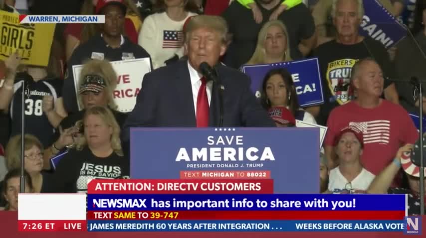 Trump slams the radical left: "I think they'd like to see me in prison..."