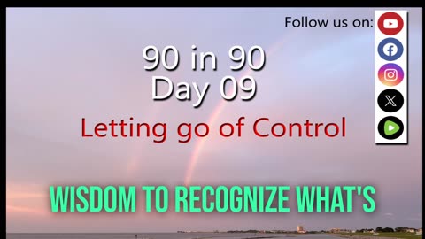90 in 90 - Day 09 -Letting Go of Control