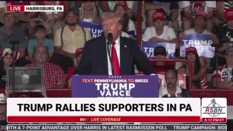 Trump gives a shout out to VINCENT FUSCA!!!