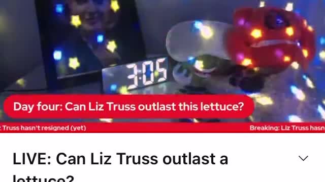 Liz Truss Vs A Head Of Lettuce - Day 4 10-16-22