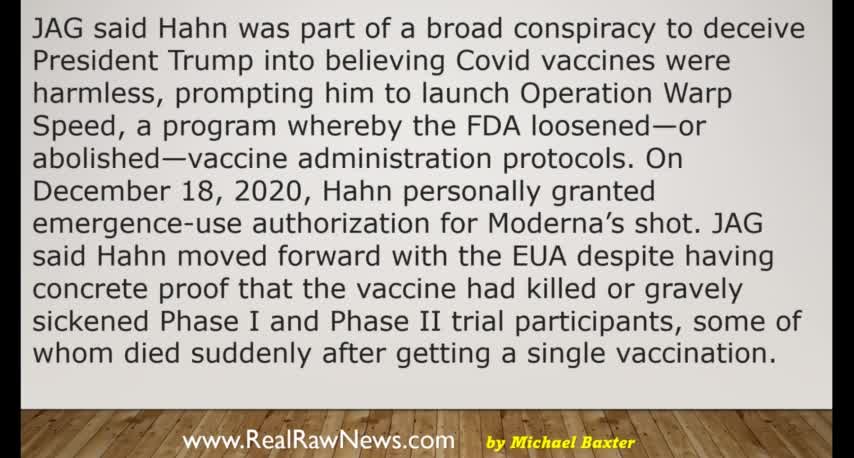 US Military arrest former FDA commissioner Stephen Hahn