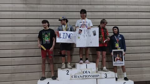 Jonathan (JT) Teramoto JV OIA Championship Podium