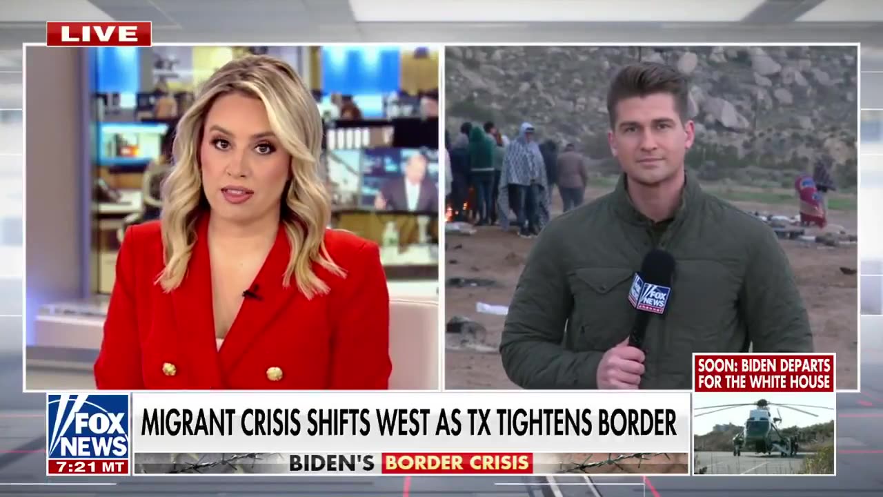 EXPLOSION of illegal crossings at the U.S. southern border