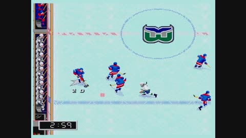 NHL97 (Sega Genesis) NY Rangers vs Hartford Part2