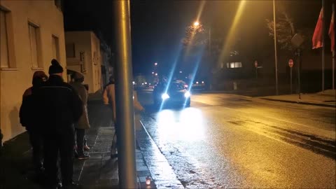 STILLER PROTEST - KAMENZ, Oststraße, 23.01.2022 - Mahnwaсhe für Frieden, Freiheit, Demokratie