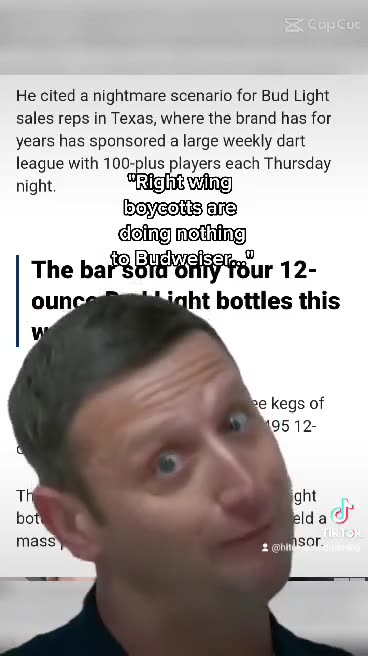 #getwokegobroke Budweiser is HURTING right now.