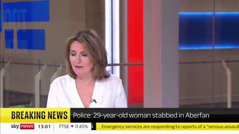 29-year-old woman stabbed in Aberfan, South Wales