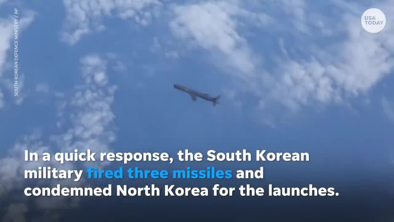 South Korea retaliates after North Korea fires missile launches | USA TODAY