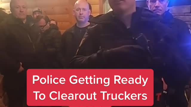 POLICE DO THIS THERE JOB AND TRUCKERS DO THERE JOBS WATCH.