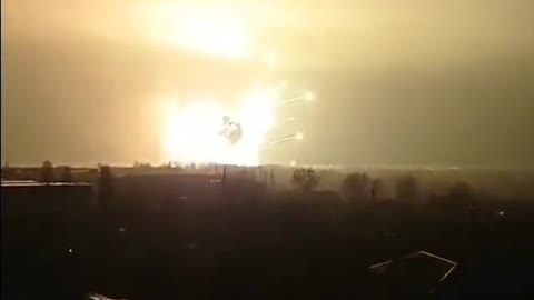 HUGE explosion records in #Kharkiv, #Ukraine. It is the most powerful recorded on video so far