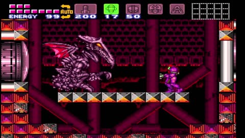 *SUPER METROID Lower Norfair (Ridley's Lair) HIGH PITCH!