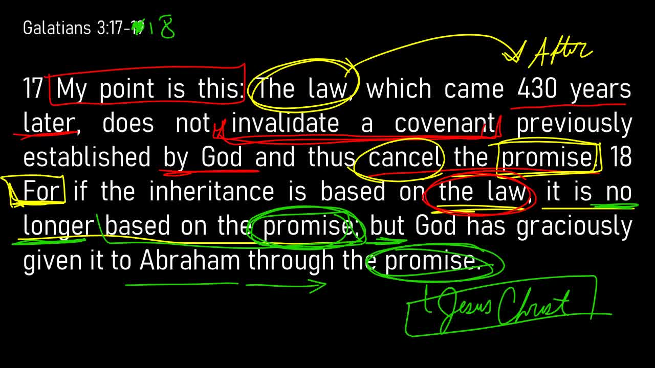 Galatians 3:10-18 // The Promise Fulfilled Through the Seed of Abraham