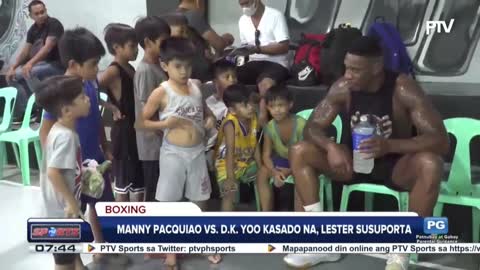 Manny Pacquiao vs. DK Yoo kasado na, Lester Prosper susuporta