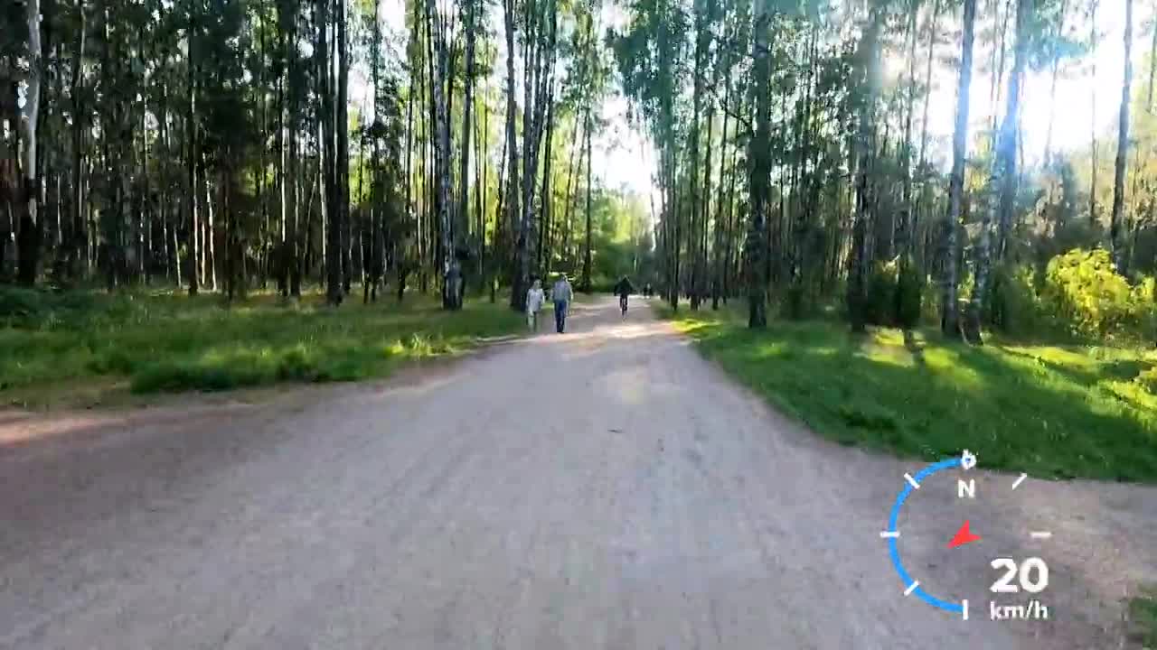 Ride in the Sosnovka Park (St. Petersburg, Russia)