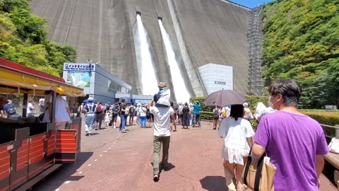 Miyagase Dam aikawa park - summer vacation in Japan