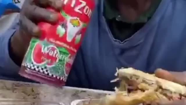 He Hasn’t Ate In 2 Days 😢 So I Gave Him Food And Something To Drink ❤️ He Was Happy 🥰