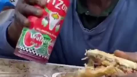 He Hasn’t Ate In 2 Days 😢 So I Gave Him Food And Something To Drink ❤️ He Was Happy 🥰