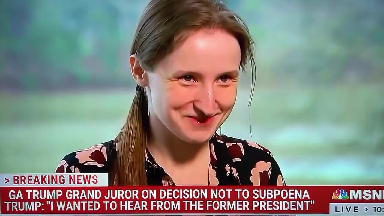 NEW - Emily Kohrs, grand jury foreperson in Trump Georgia probe.