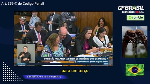 Esta senadora do Maranhão, suplente do Dino, para ficar ruim, tem que melhorar muito!