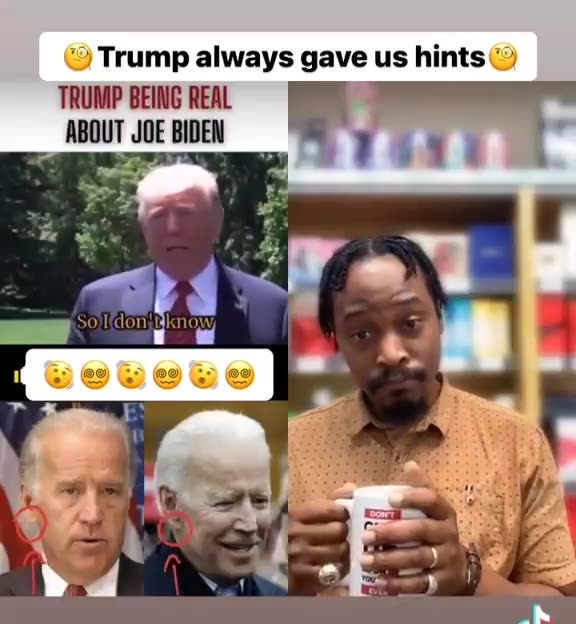 Trump always gives us hints.