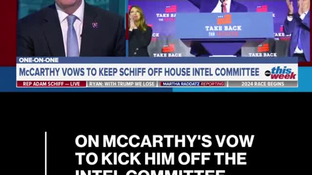 ON MCCARTHY'S VOWTO KICK HIM OFF THEINTEL COMMITTEE,