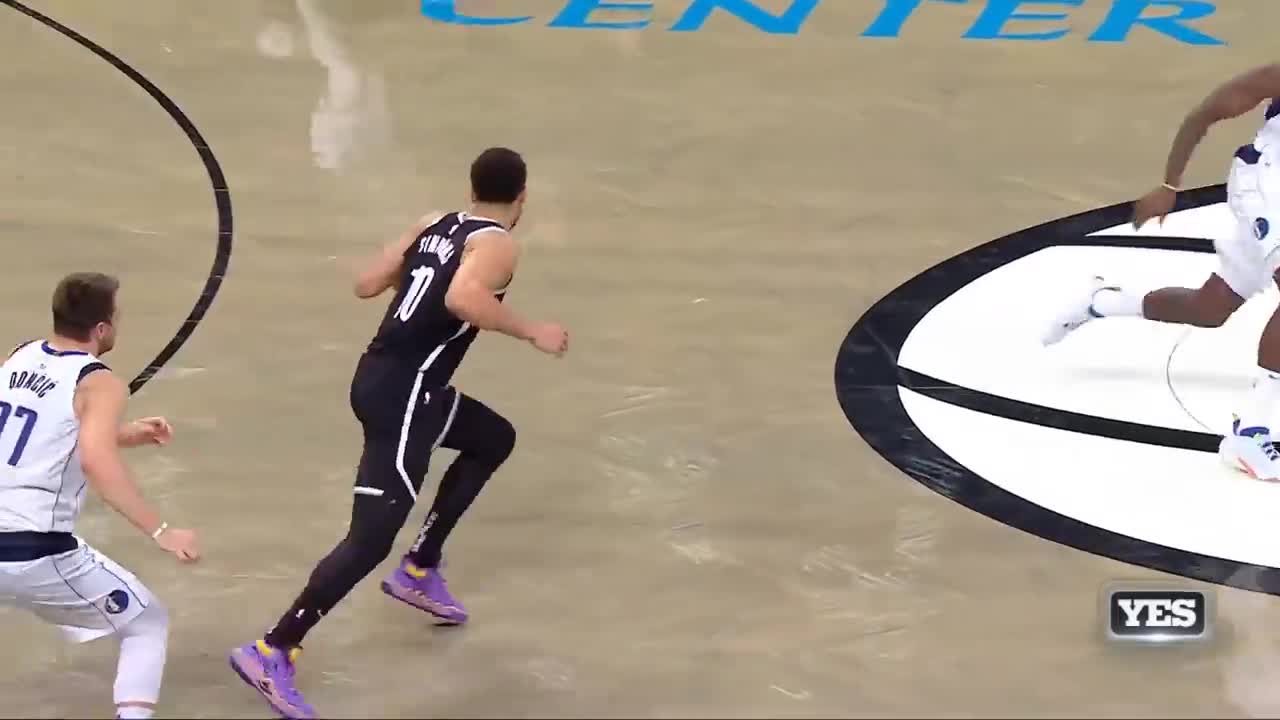 Ben Simmons clutch steal on Luka Doncic then finds Kevin Durant to force OT vs Mavs