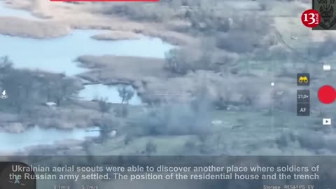 Drone targets invaders carrying construction materials, ammunition to their new position by truck