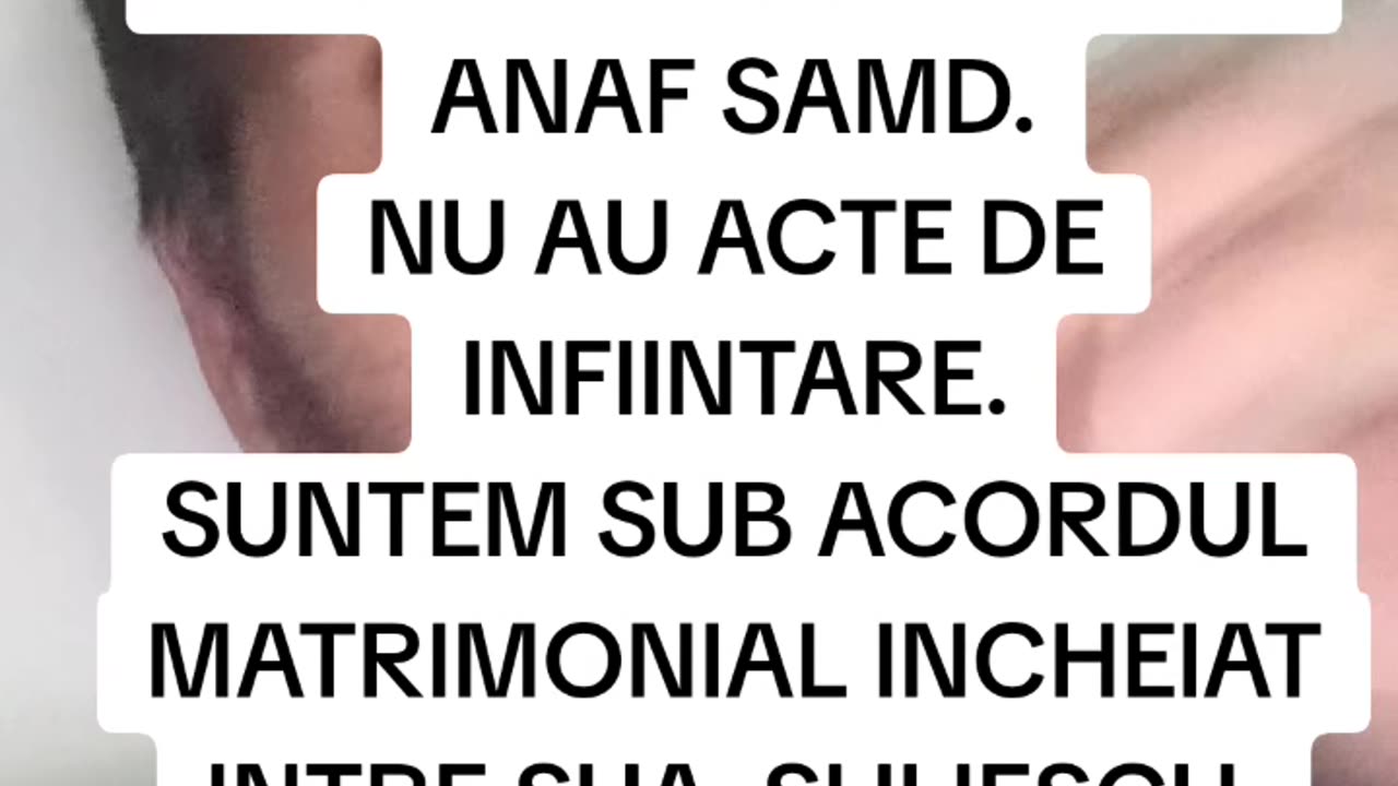 NU AU ACTE DE ÎNFIINȚARE