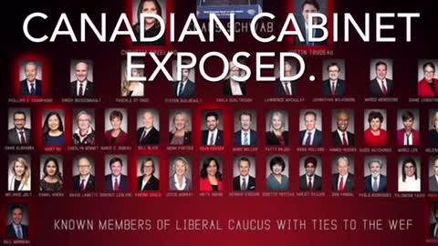 Canadian government 100% linked to world economic forum new world order.