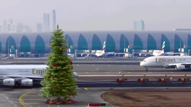 Merry Christmas from Emirates Airline.