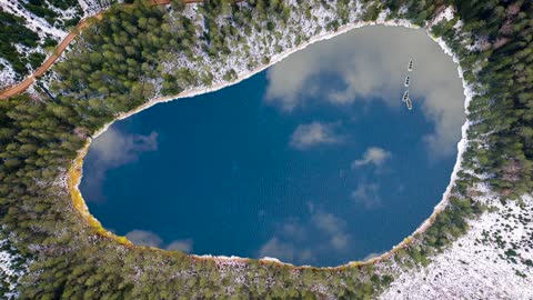 WINTER LAKE EDIT - landscape nature background