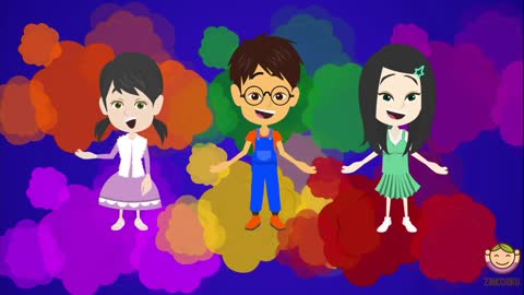 Let's Learn The Colors! - Cartoon Animation Color Songs for Children by ZinkChiku