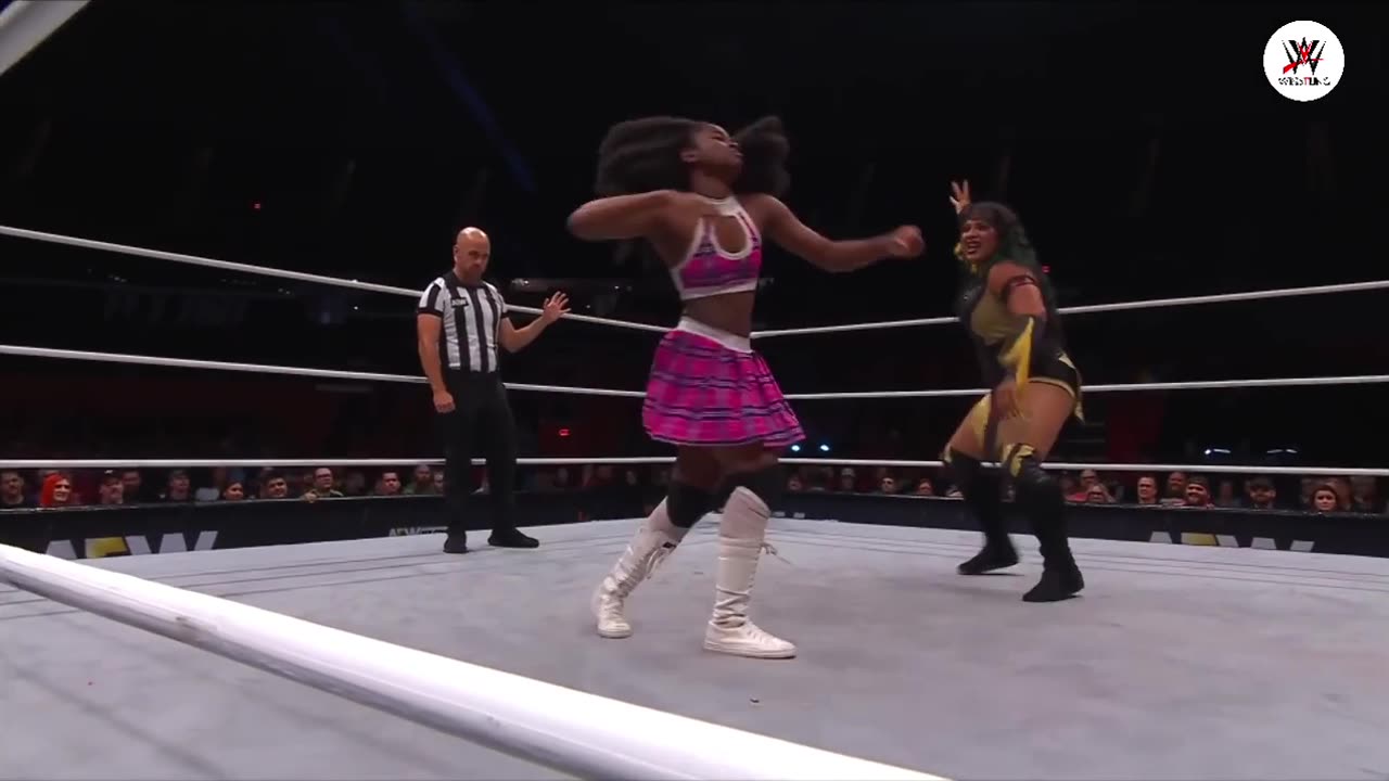 AEW "The Native Beast” Nyla Rose VS Aminah Belmont Women’s World Champion. AEW Rampage