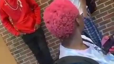 Savage black youths atacking a defensless white youth in a brutal racial crime