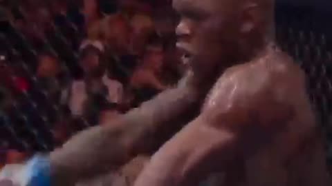 WHAT A KNOCK OUT BY ISRAEL ADESANYA