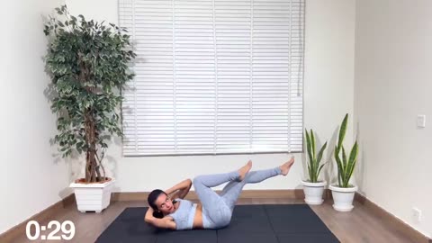 10 Minute Belly Home Workout (No Jumping + No Eq