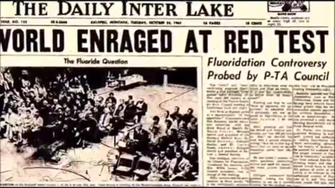 Fluoride - Dumbing Down America. Toxic Industrial Waste is Poisoning our Nation