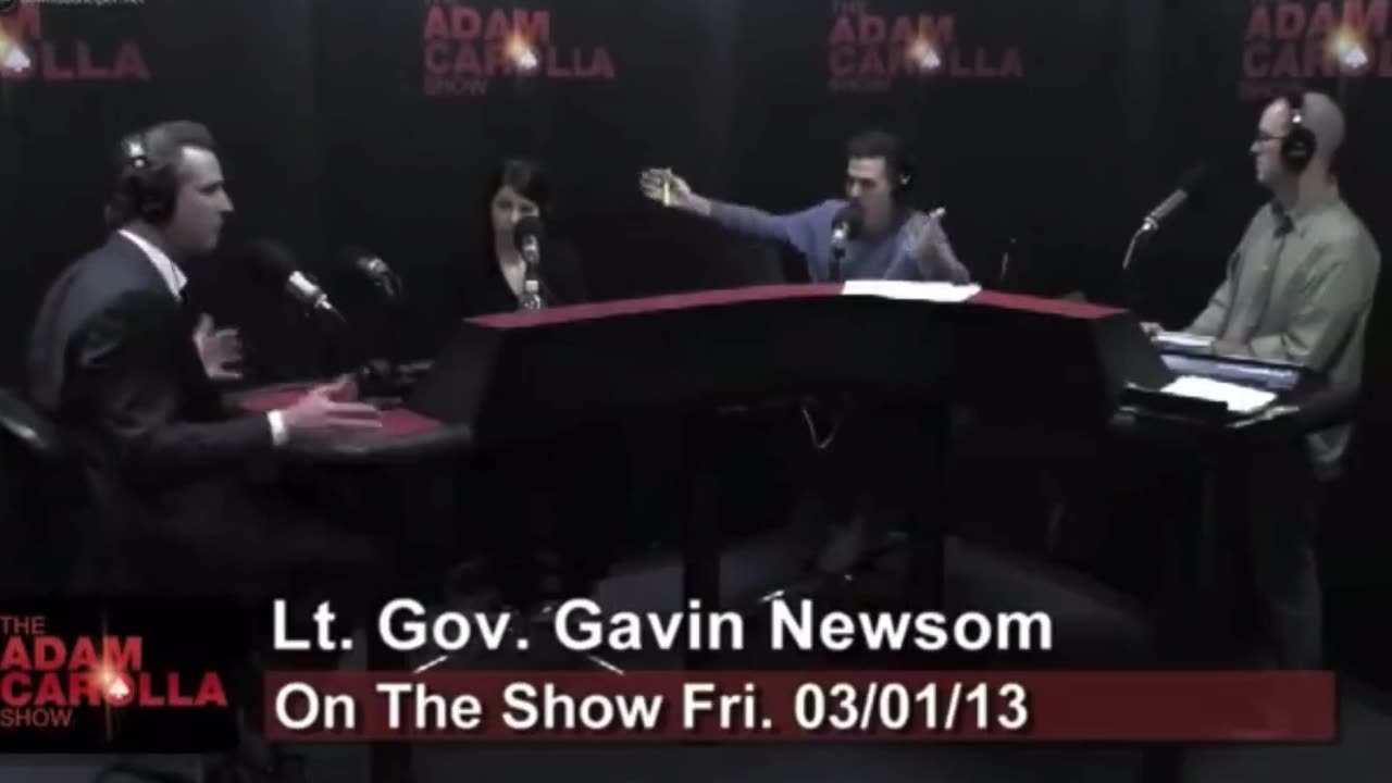 Gov. Of California Gavin Newsom Gets Obliterated By Adam Carolla