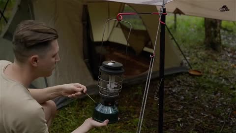 Fry a steak and drink it while camping in the rainforest. Enjoy the relaxation brought by the sound