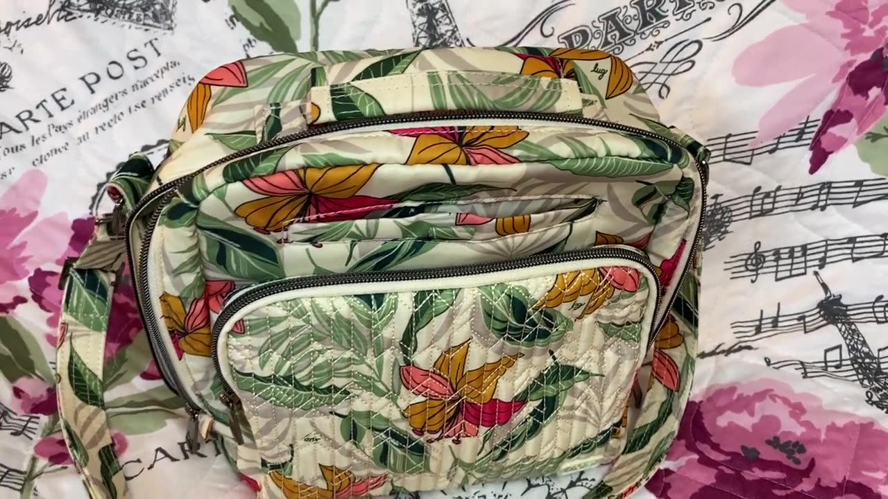 Requested Updated What's in my Lug Ranger Crossbody Bag in Lily Sand