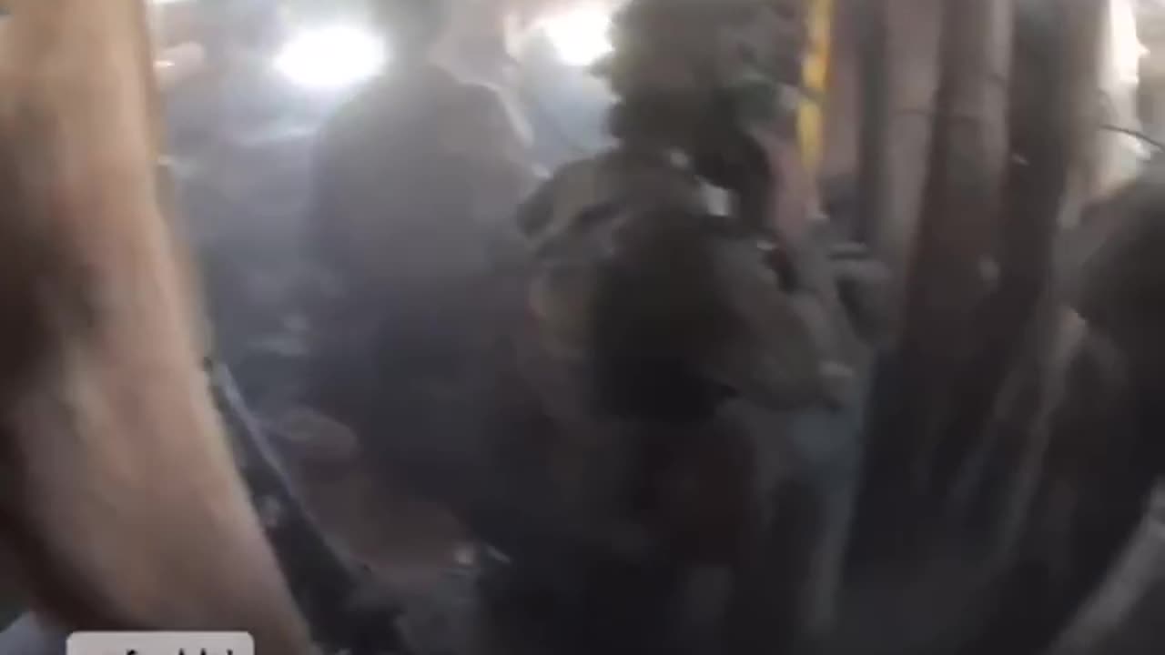 Russians Firing Tear Gas Shells into Ukrainian Trenches
