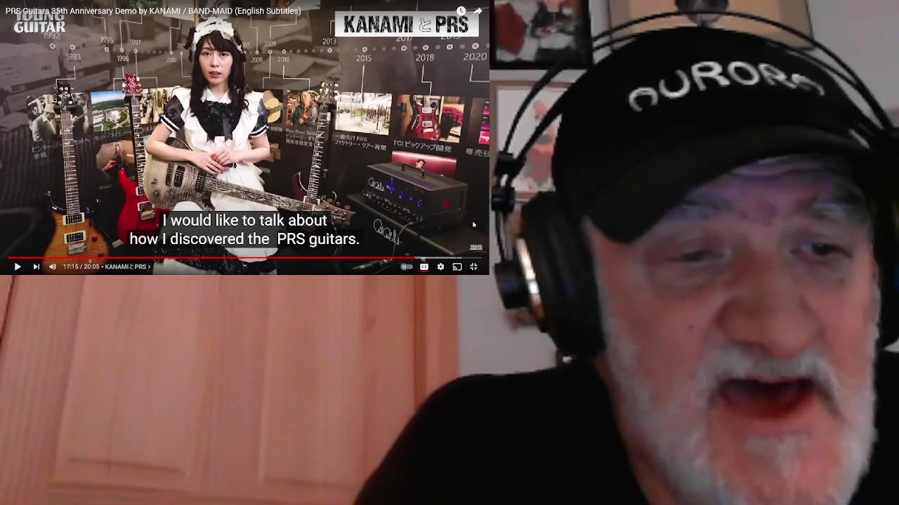 Kanami (BAND MAID) Demos PRS Guitars 35th Anniversary PART 4 (English Subtitles) REACTION