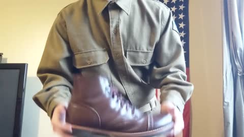 WWII US army enlisted overseas dress uniform.